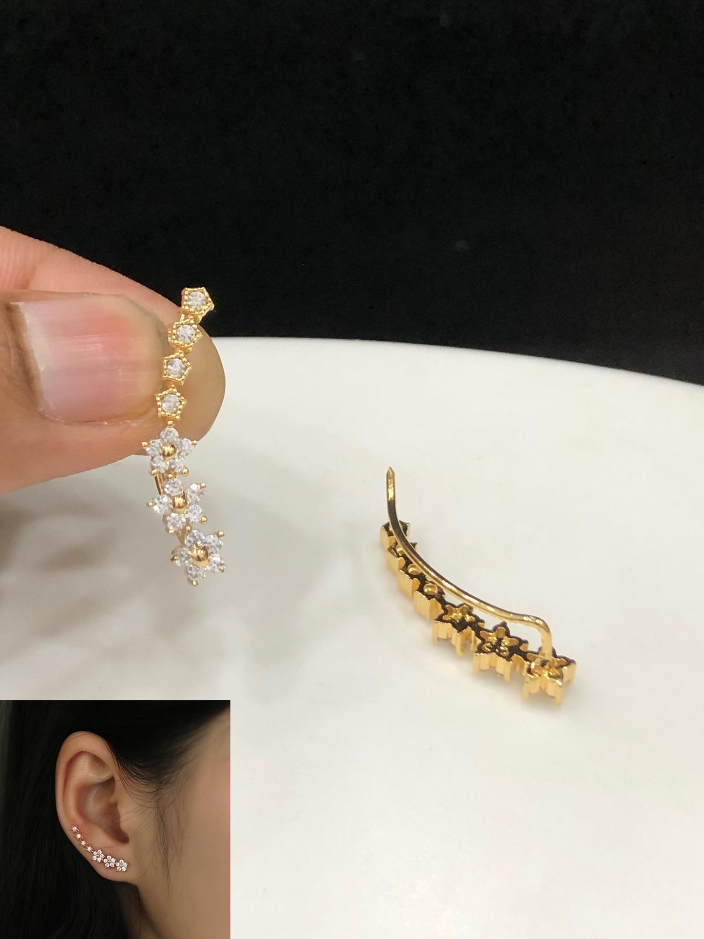 CLIP ON EARCUFFS/ EARRINGS