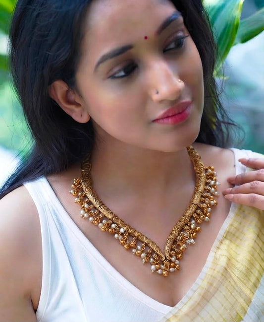 Antique Pearl Hasili Necklace