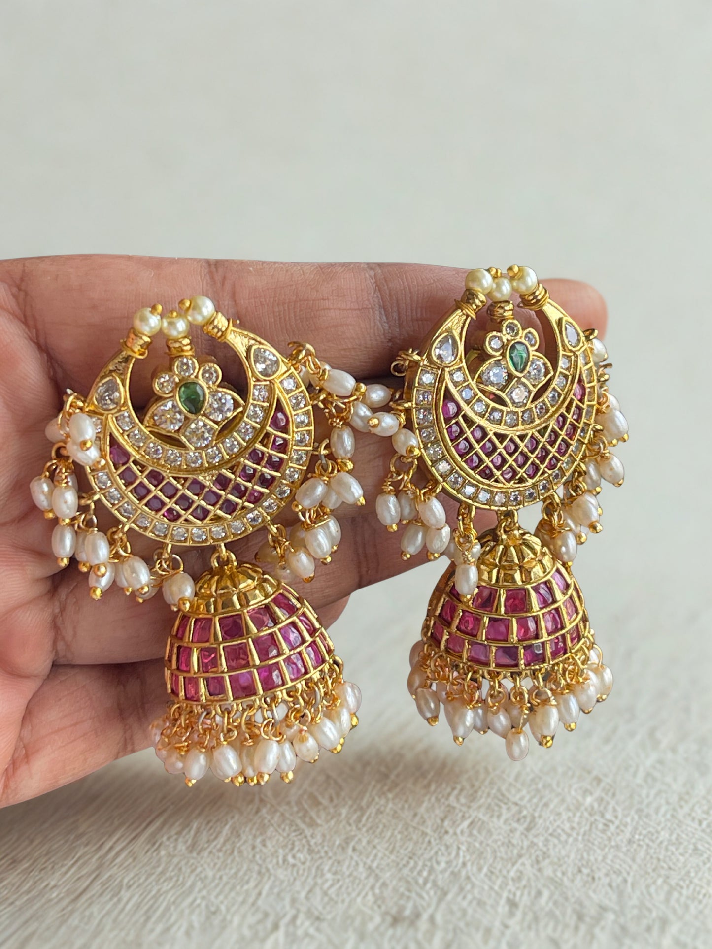 Exclusive Kemp Bridal Jhumka
