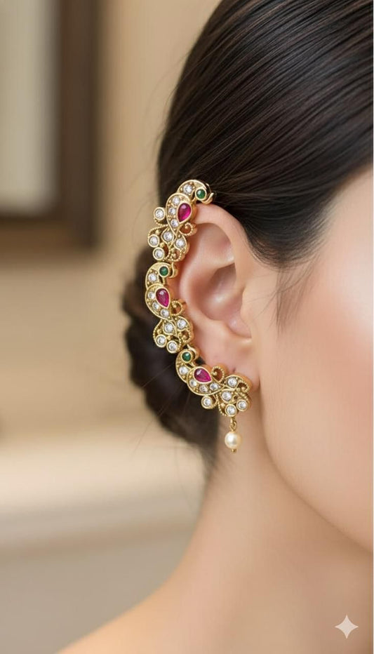 Vintage Stone Earcuffs