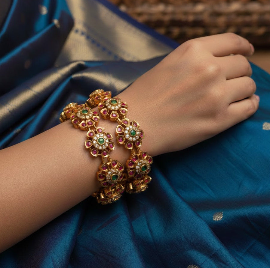 Floral Kemp Bangles